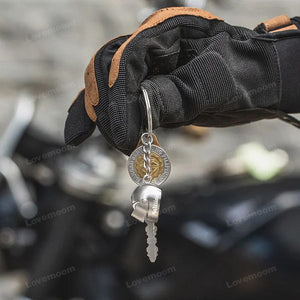 Personalized Name 3D Motorcycle Helmet Keychain Gift for Biker