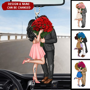 Elegant Couple Personalized Acrylic Ornament