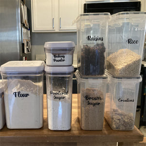 Personalized Vinyl Storage Labels Stickers