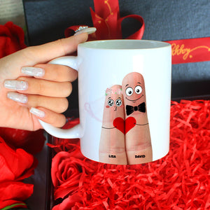 I Promise To Always Finger You Personalized Mug, Couple Gift