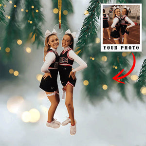 Upload photo-Personalized cheerleaders Acrylic Ornament For cheerleaders