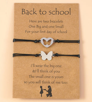 Back to School Butterfly Card Bracelet
