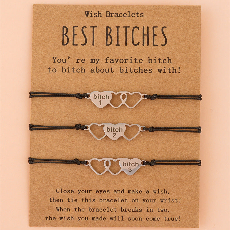 Best Sister/Friend Bracelets For 3