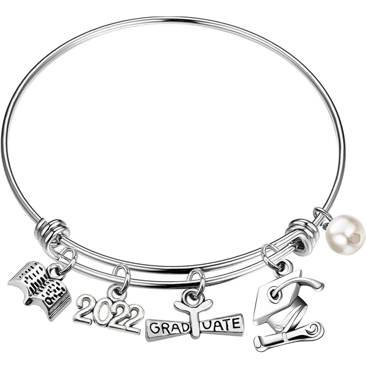 To my Wonderful Daughter-Personalized Name 2022 Graduation Gift Bracelet