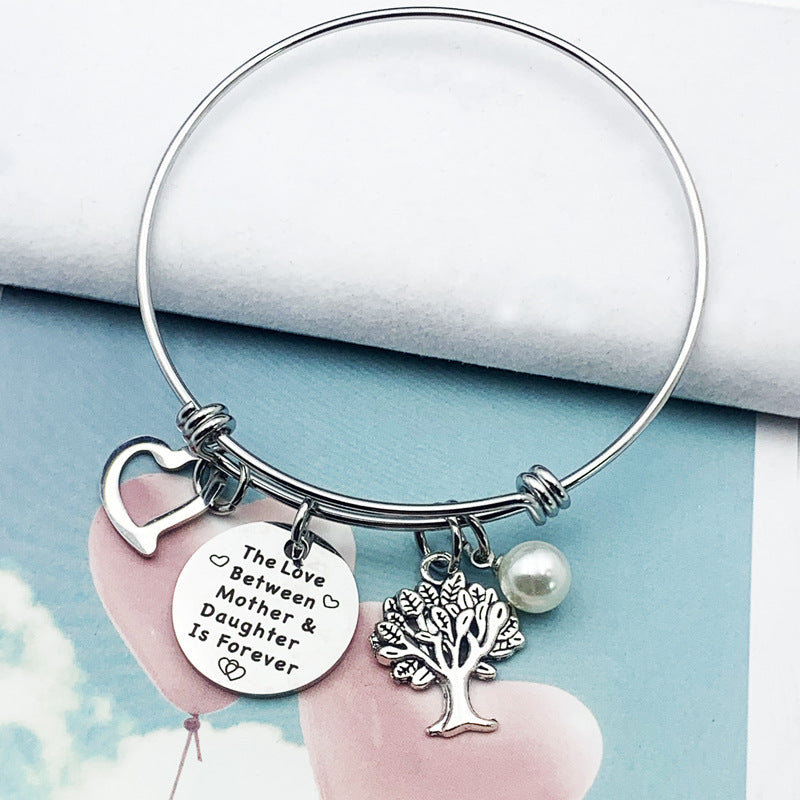 The love between mother daughter Bracelet