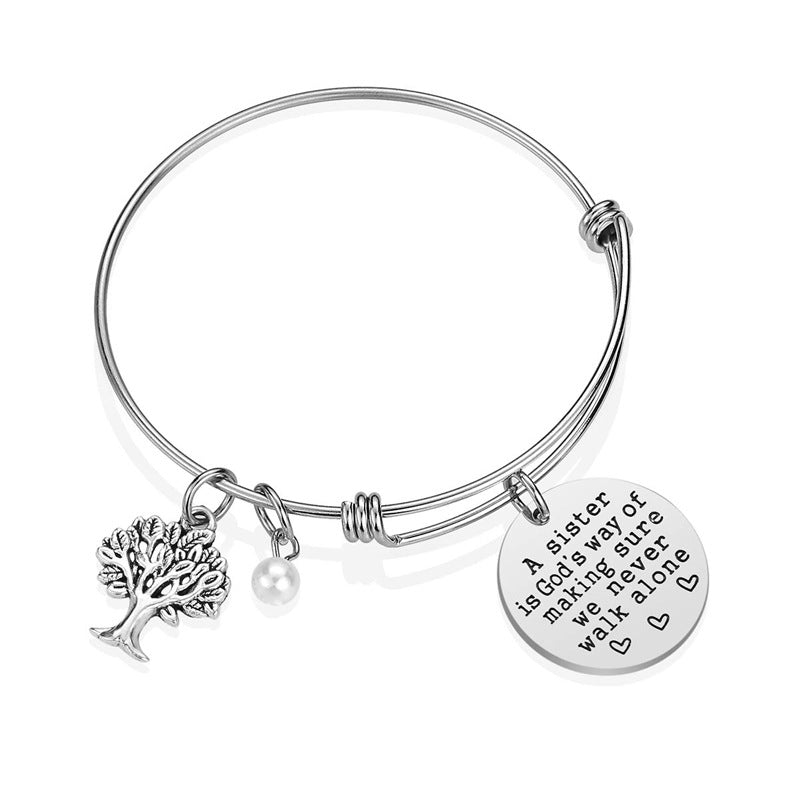A sister is a god's way tree of life Bracelet