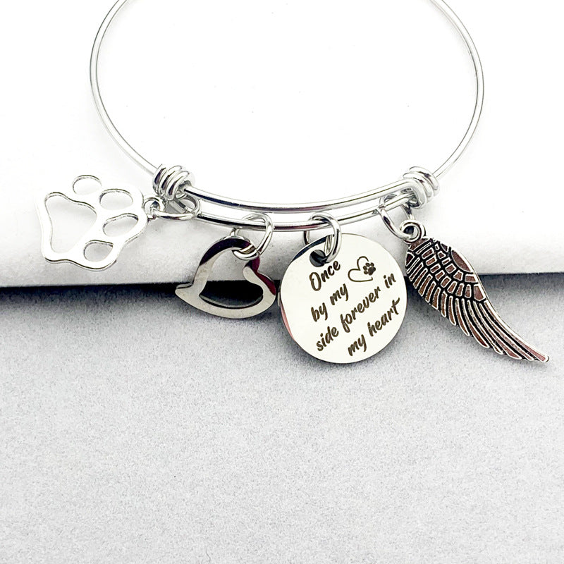 Once by my side Paw Bracelet