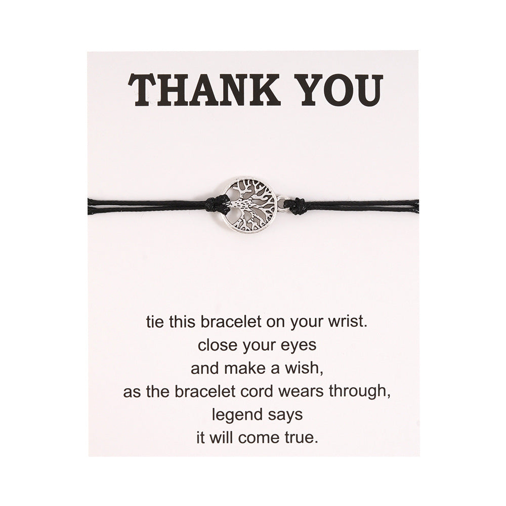THANK YOU Tree of Life Bracelet Thanksgiving Day