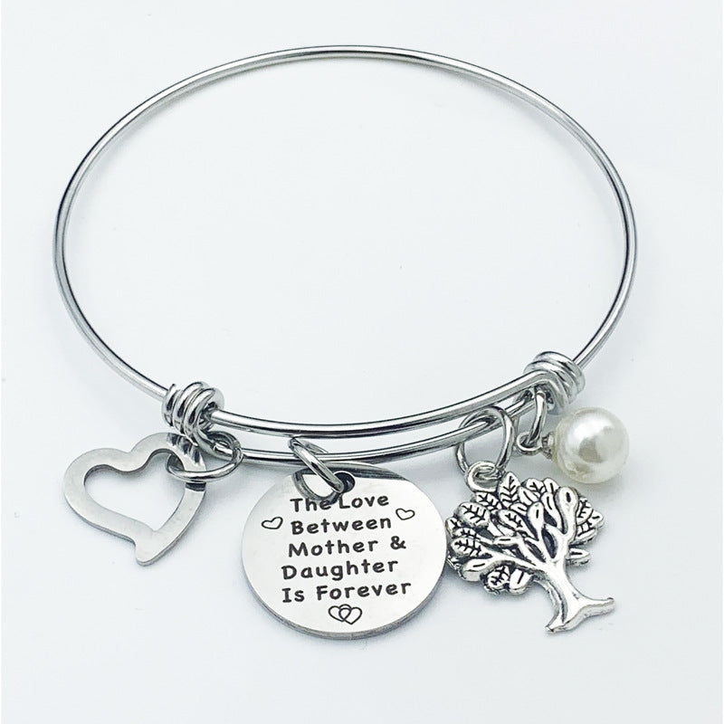 The love between mother daughter Bracelet