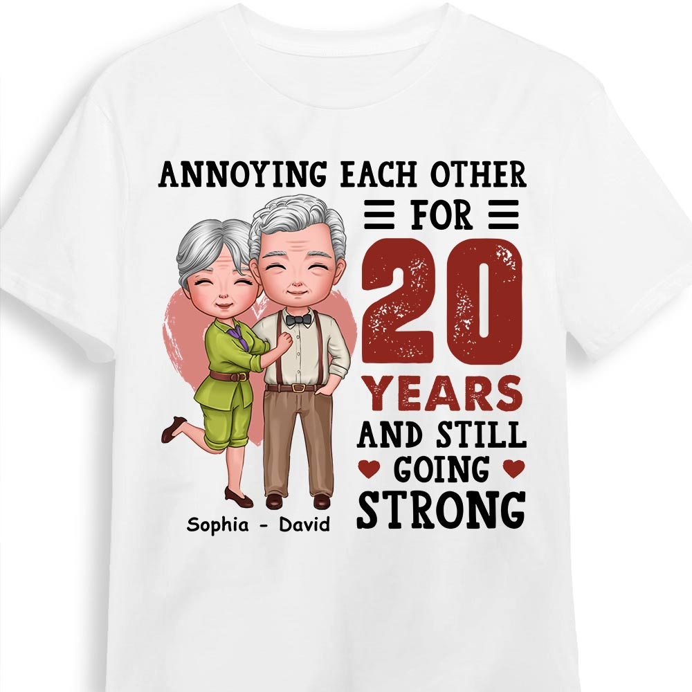 Personalized Couple Annoying Each Other T-Shirt