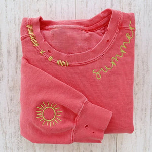Personalized Beautiful Sign Embroidery Sweatshirt