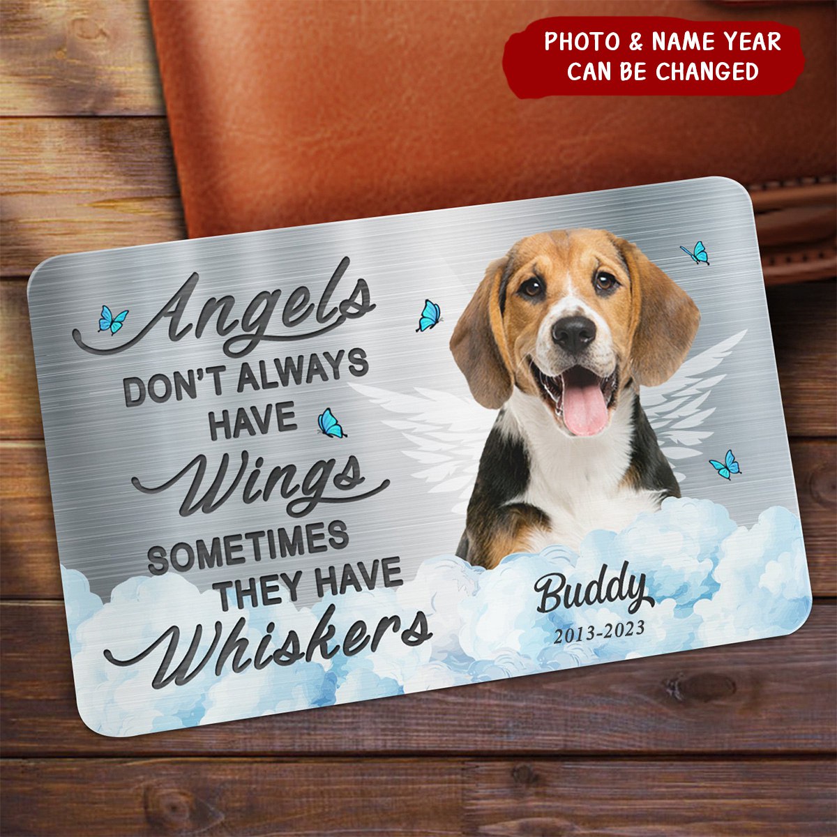 Personalized Memorial Gift For Pet Lovers Wallet Card