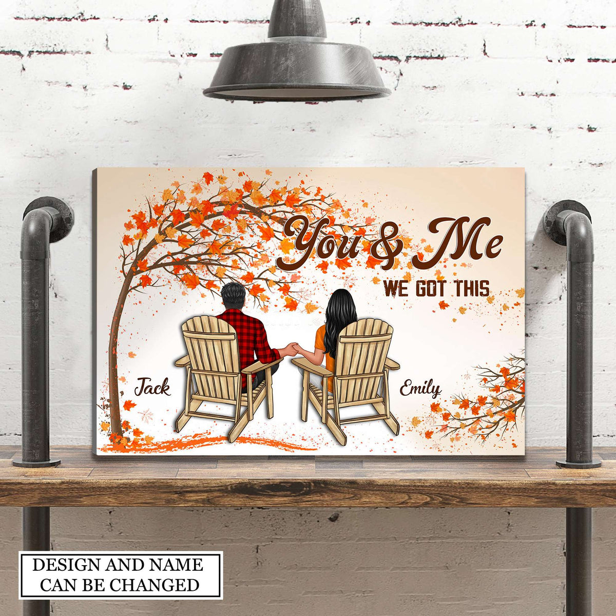 Gift For Couple You And Me We Got This Canvas Print