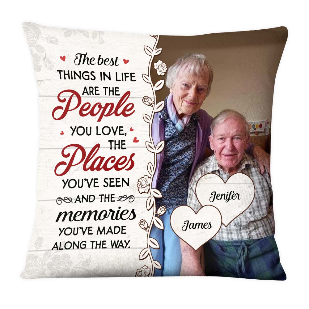 Personalized Gift For Couple The Thing In Life Pillow