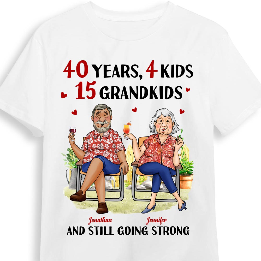 Personalized Gift For Senior Couple Proud Annoying Each Other T-Shirt