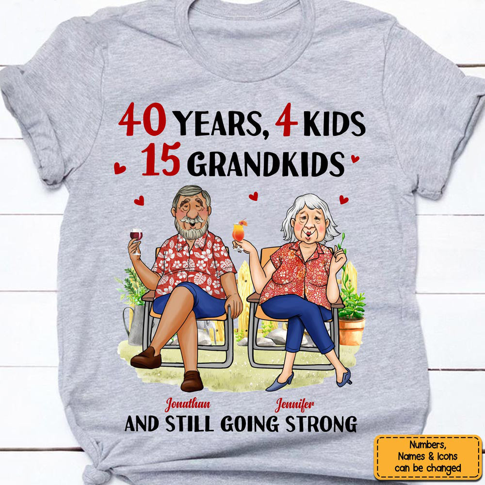 Personalized Gift For Senior Couple Proud Annoying Each Other T-Shirt