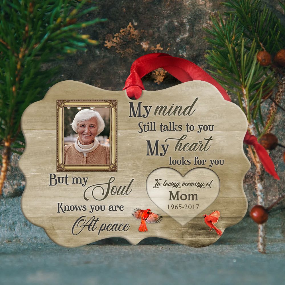 Because someone we love Personalized Ornament