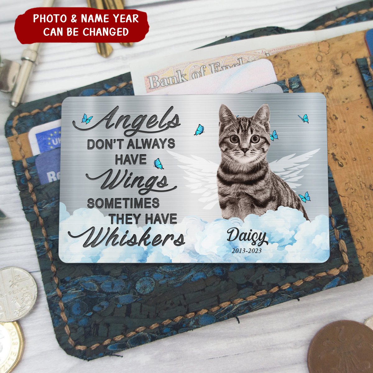 Personalized Memorial Gift For Pet Lovers Wallet Card