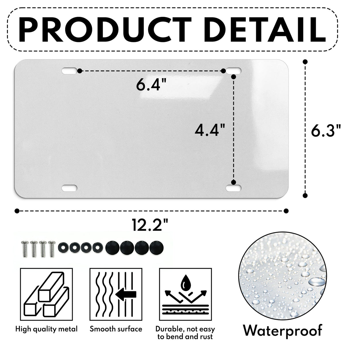 Personalized Photo License Plate - Forever In Our Hearts