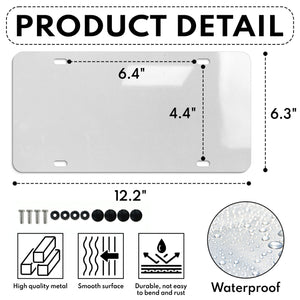 Personalized Photo License Plate - Forever In Our Hearts