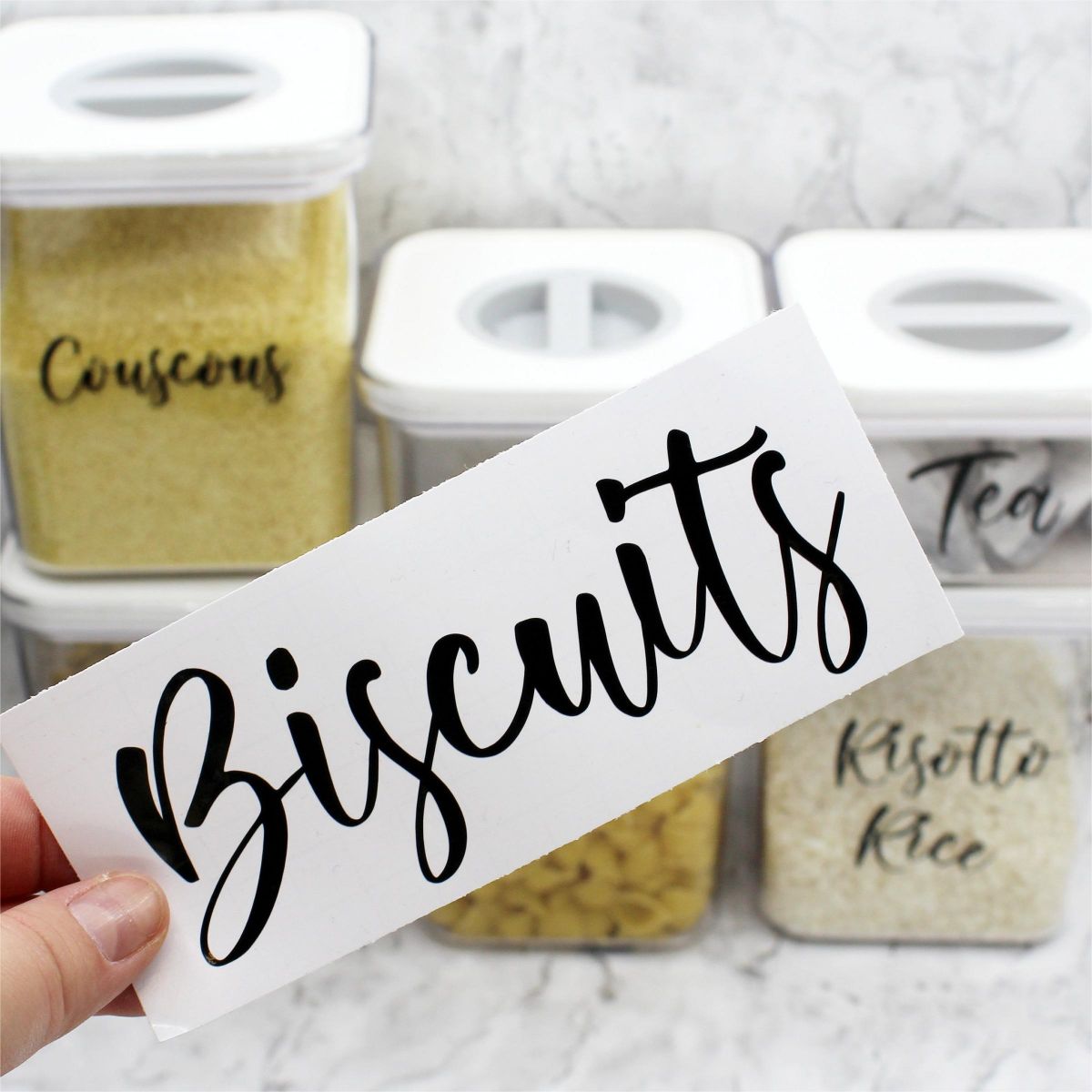 Personalized Vinyl Storage Labels Stickers