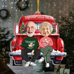 We've Been Together - Personalized Couple Photo Acrylic Ornament