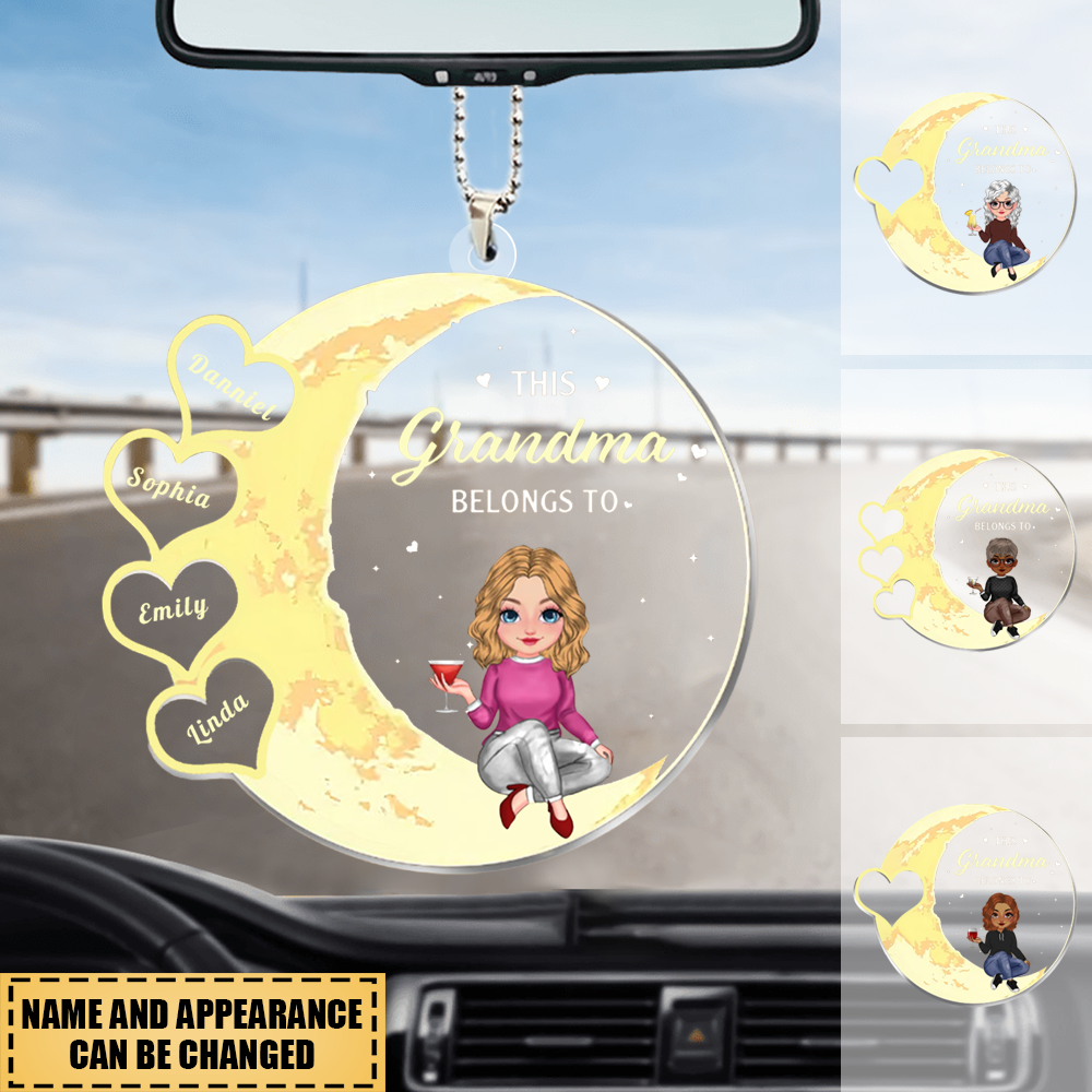 This Grandma belongs to Acrylic Ornament