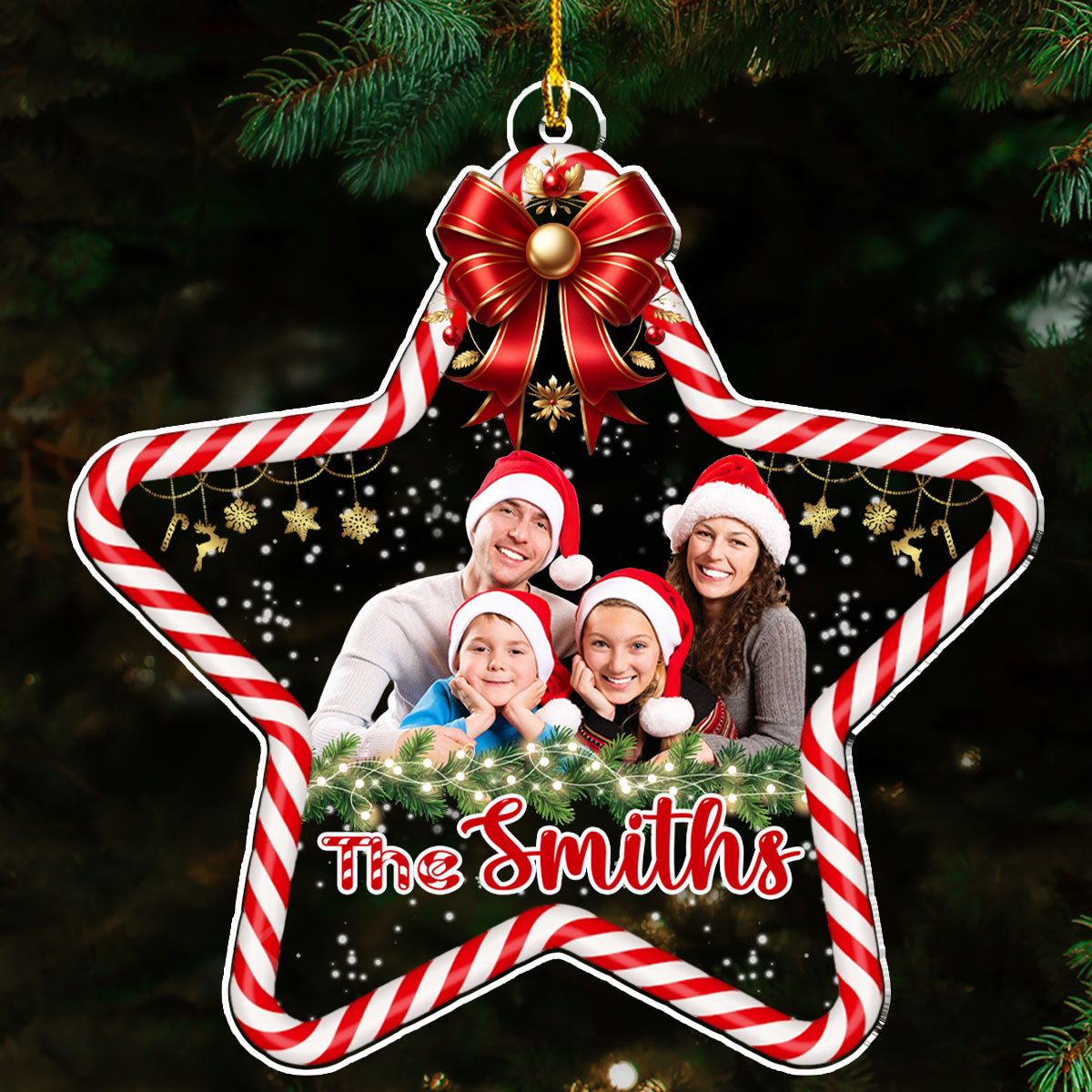 Personalized Star Acrylic Ornament