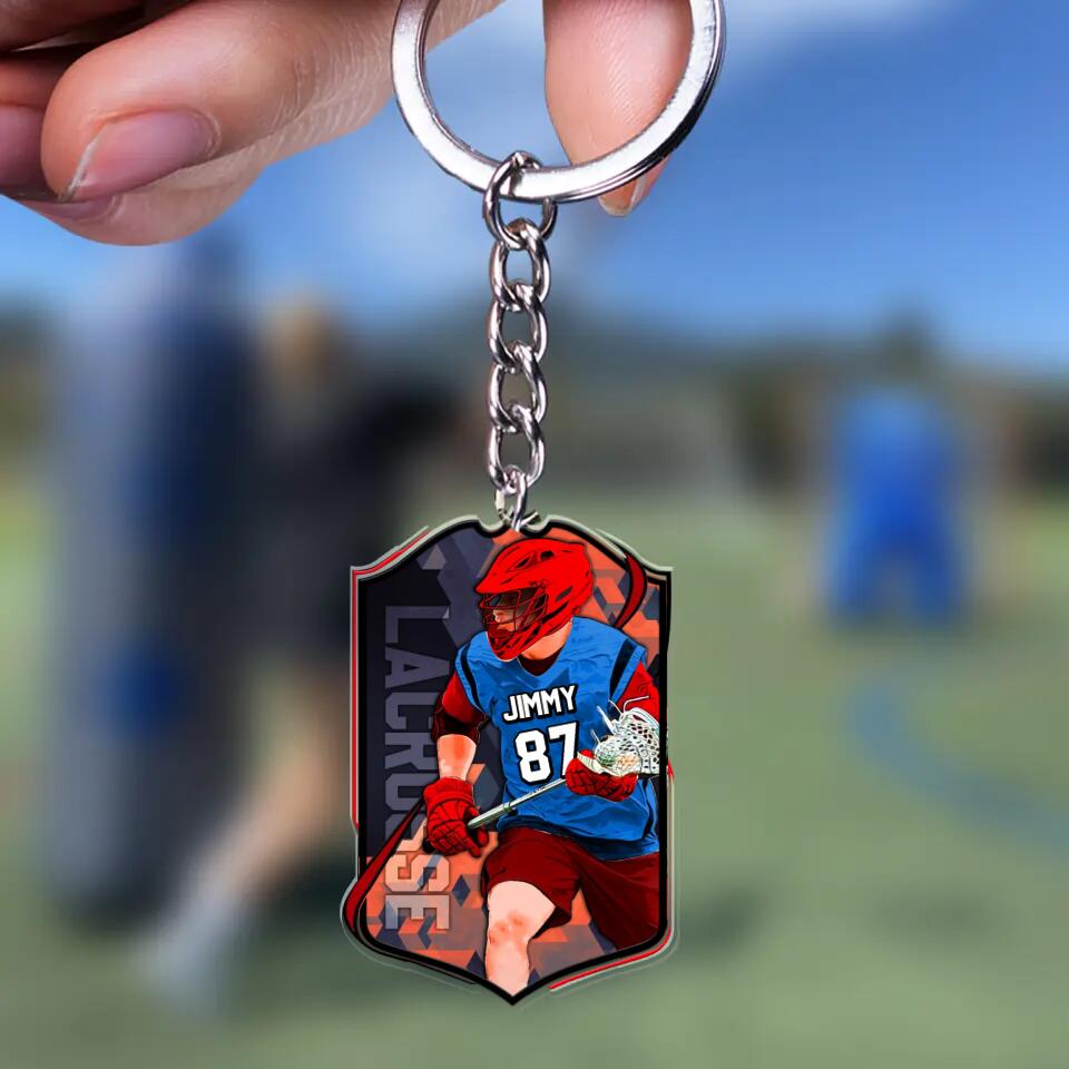 Lacrosse keychain sale