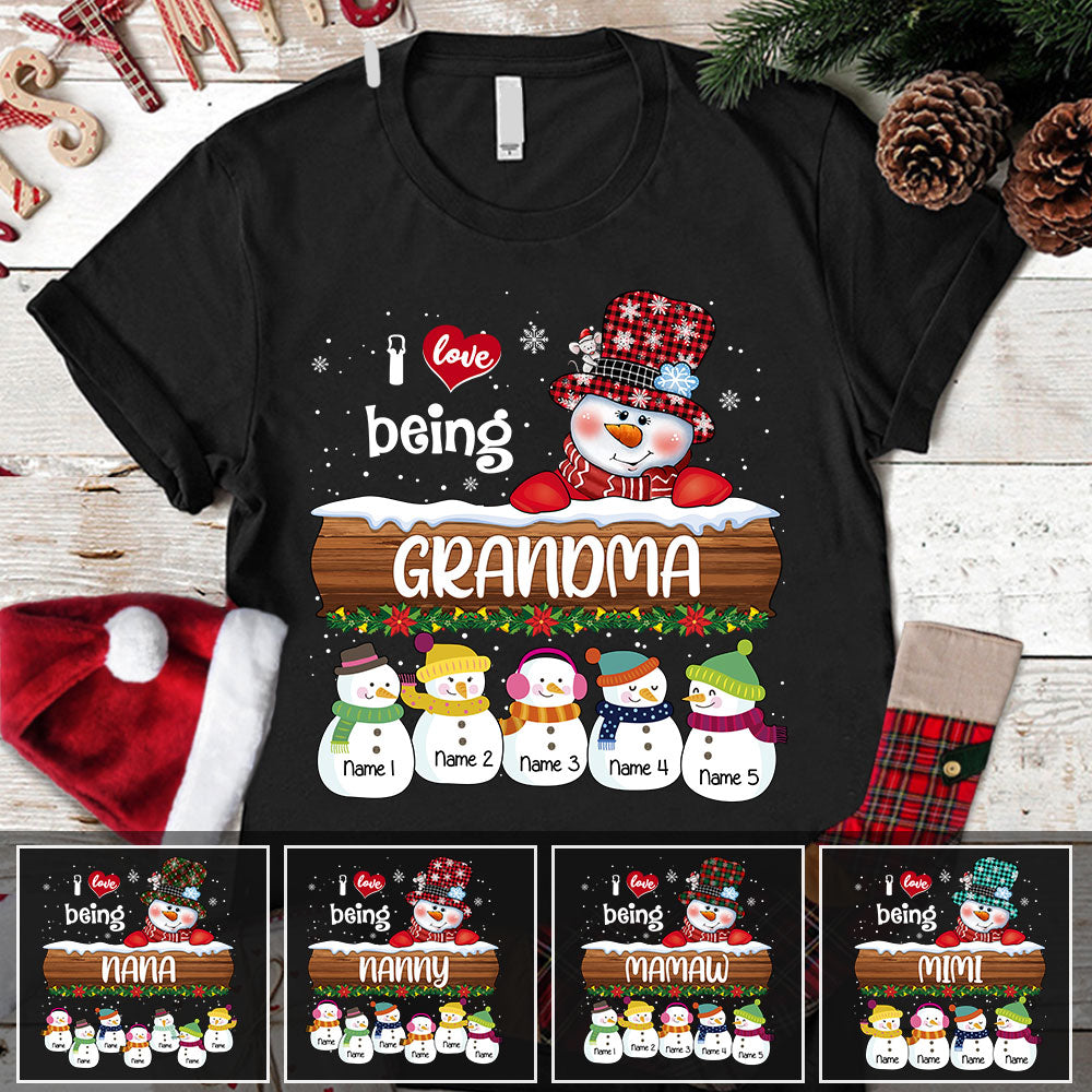 Grandkid Christmas Shirt, Who Needs Santa When You Have Grandma
