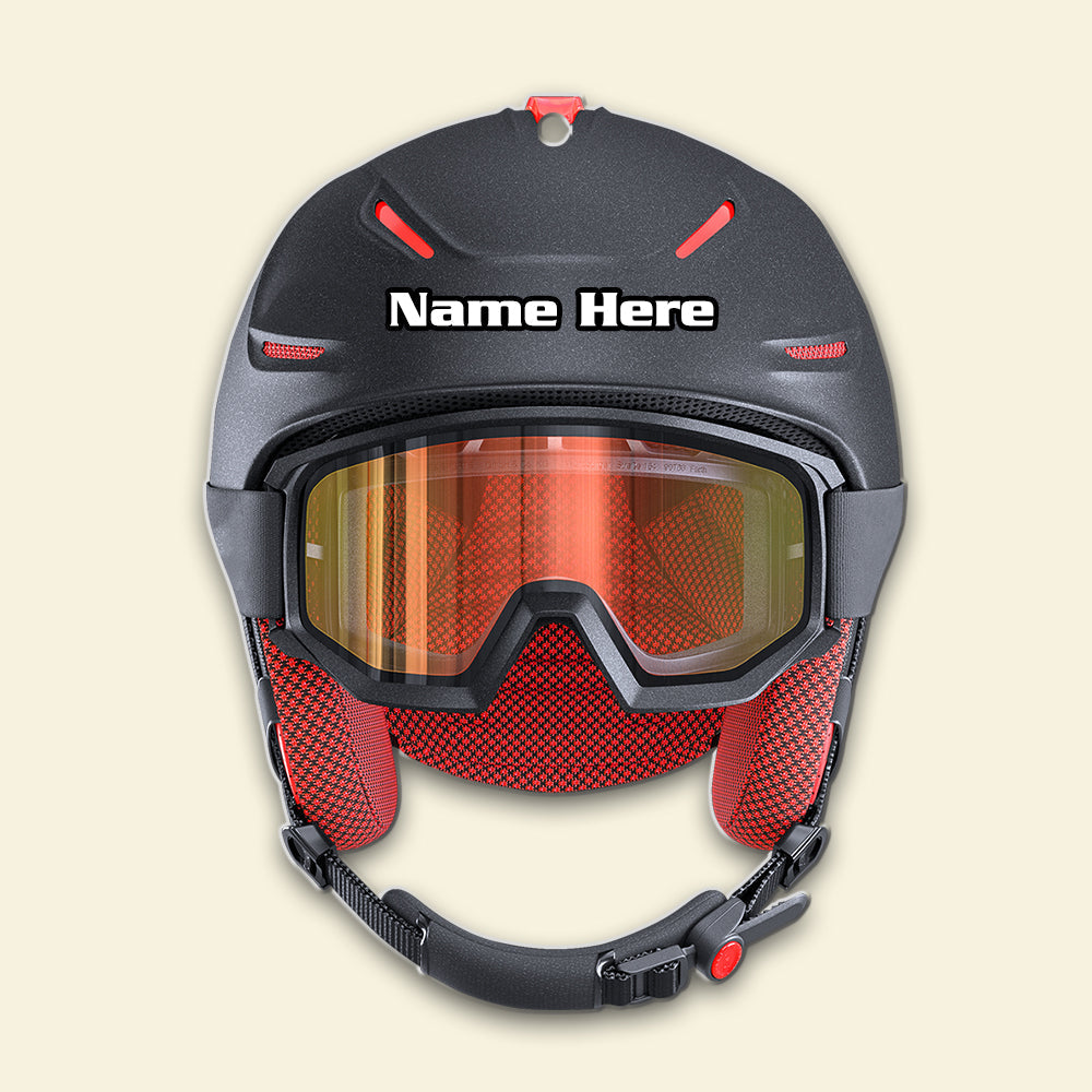 Colored Skiing Mask - Christmas Ornament