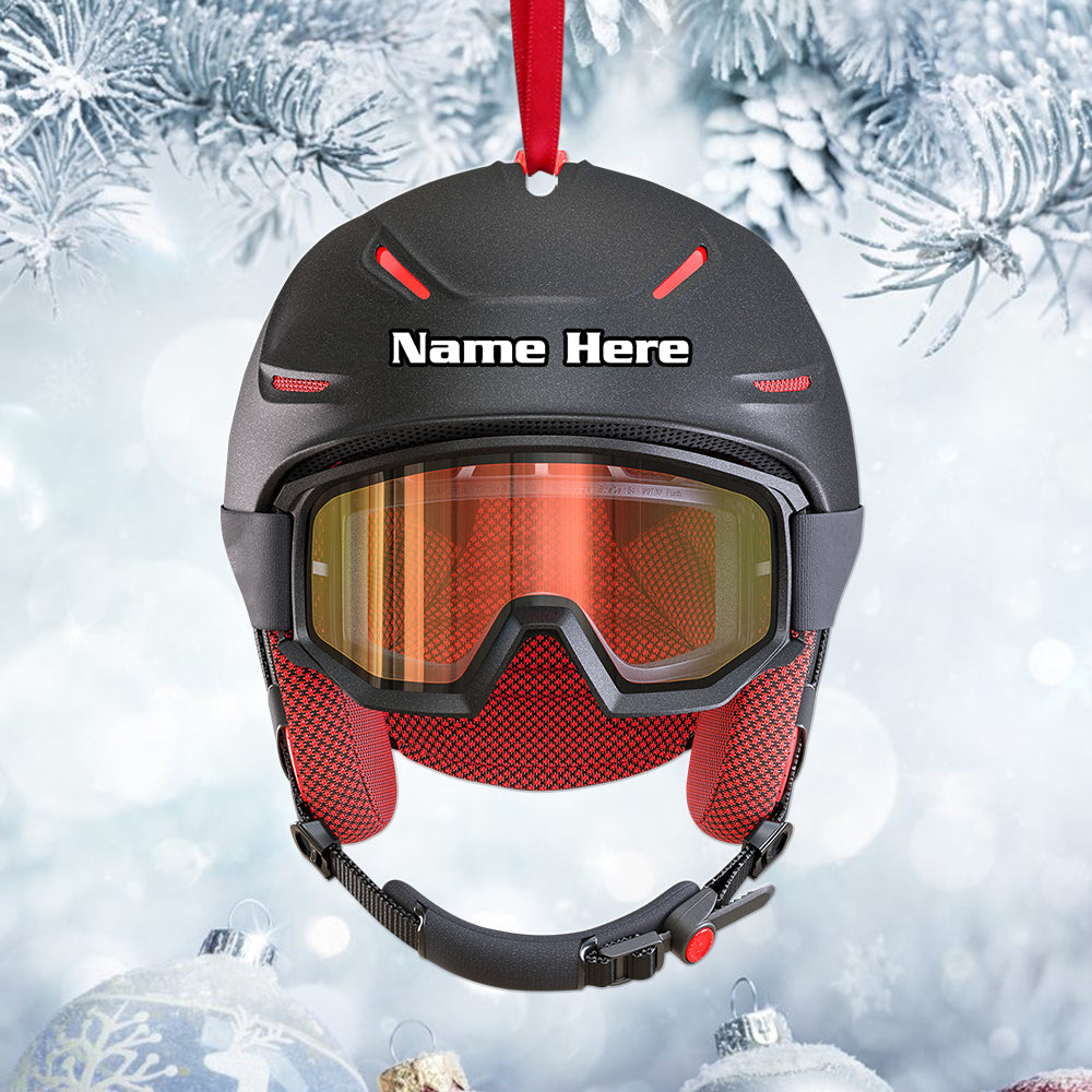 Colored Skiing Mask - Christmas Ornament