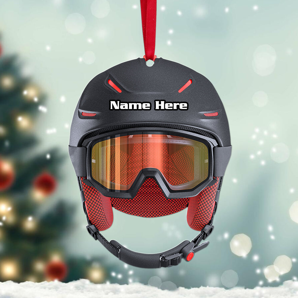 Colored Skiing Mask - Christmas Ornament